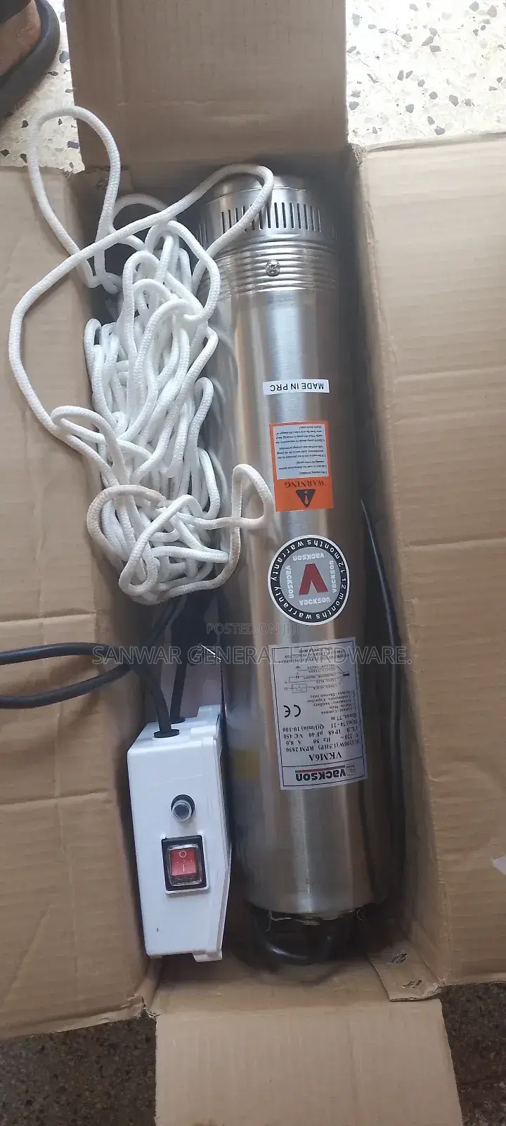 77m,(1.5hp)Submersible Water Pumps(Sucks From Down)
