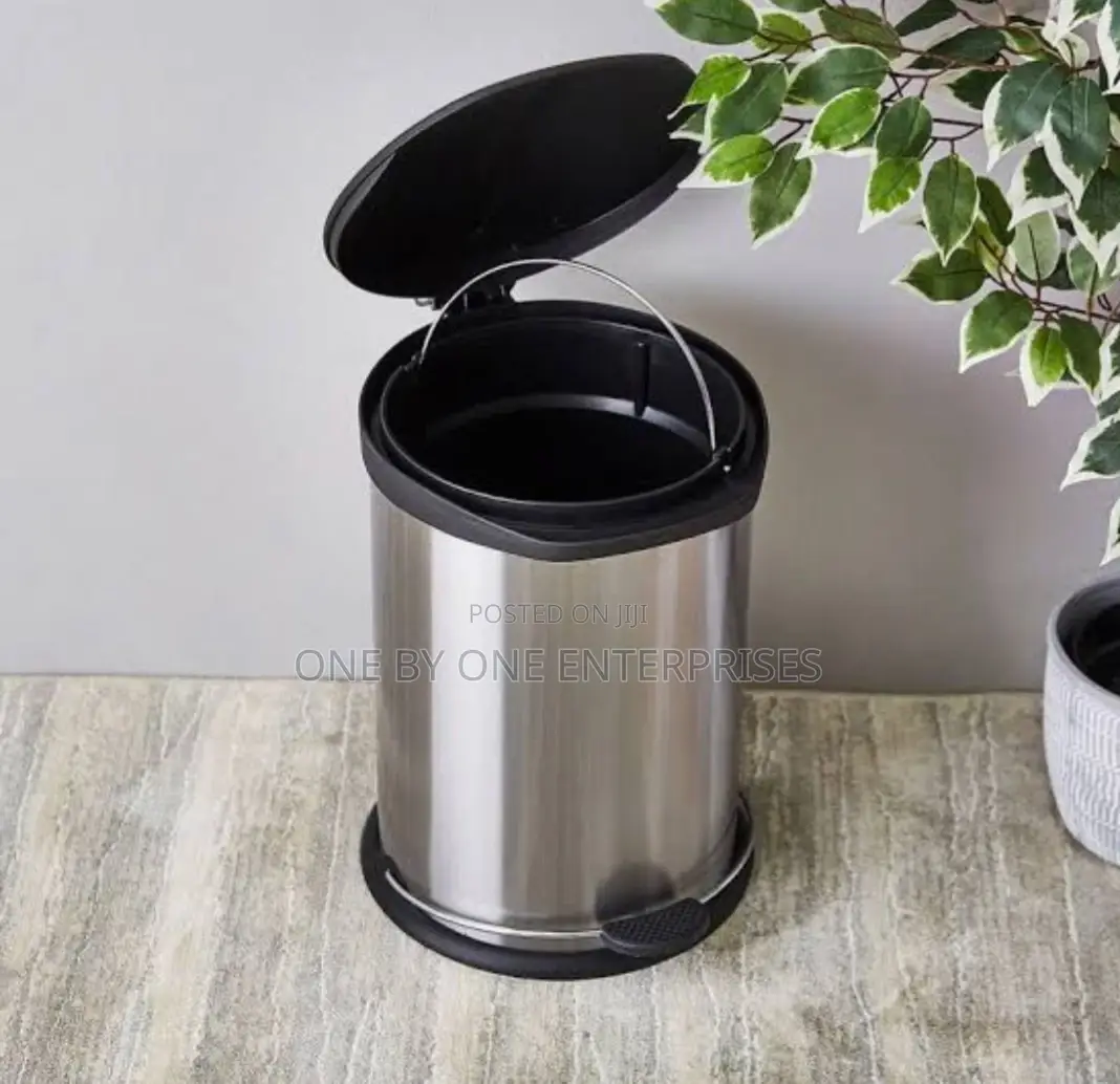 8 Litre Stainless Steel Step Bin Waste Bin