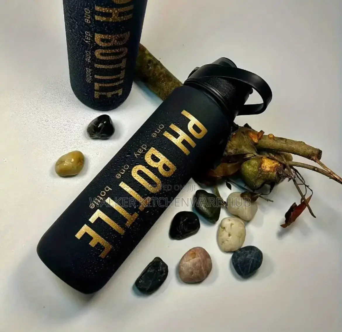 1.0l Ph Water Bottle for Men Black