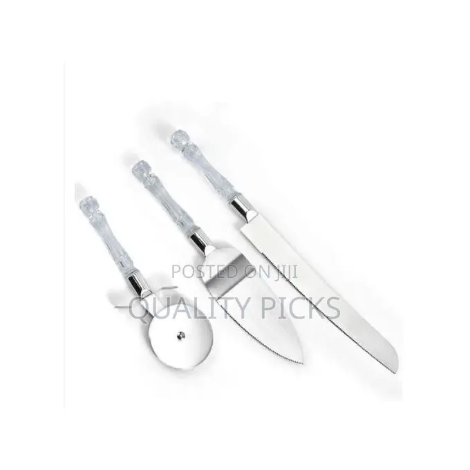 3 Pc Cake Shovel,Pizza Cutter Wheel,Cheese Slicer,Cake Knife