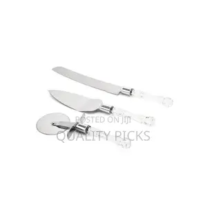 3 Pc Cake Shovel,Pizza Cutter Wheel,Cheese Slicer,Cake Knife