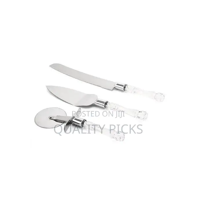 3 Pc Cake Shovel,Pizza Cutter Wheel,Cheese Slicer,Cake Knife