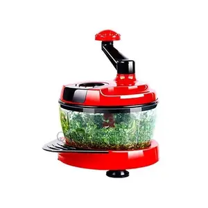 1.5L Manual Food Processor Meat Grinder Vegetable Chopper