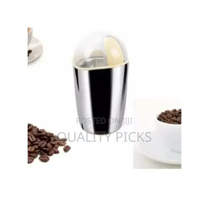 Portable Electric Coffee Grinder Maker Beans Mill,Sliver