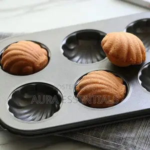 Shell Shaped Griddle 12 Holes Carbon Steel Mold