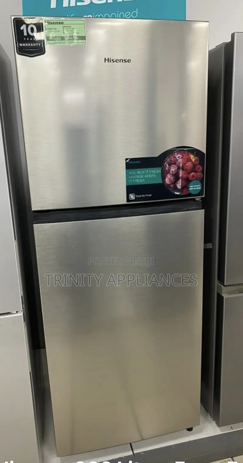 Hisense 266l Frost Free Double Door Refrigerator -Rt266n4dgn