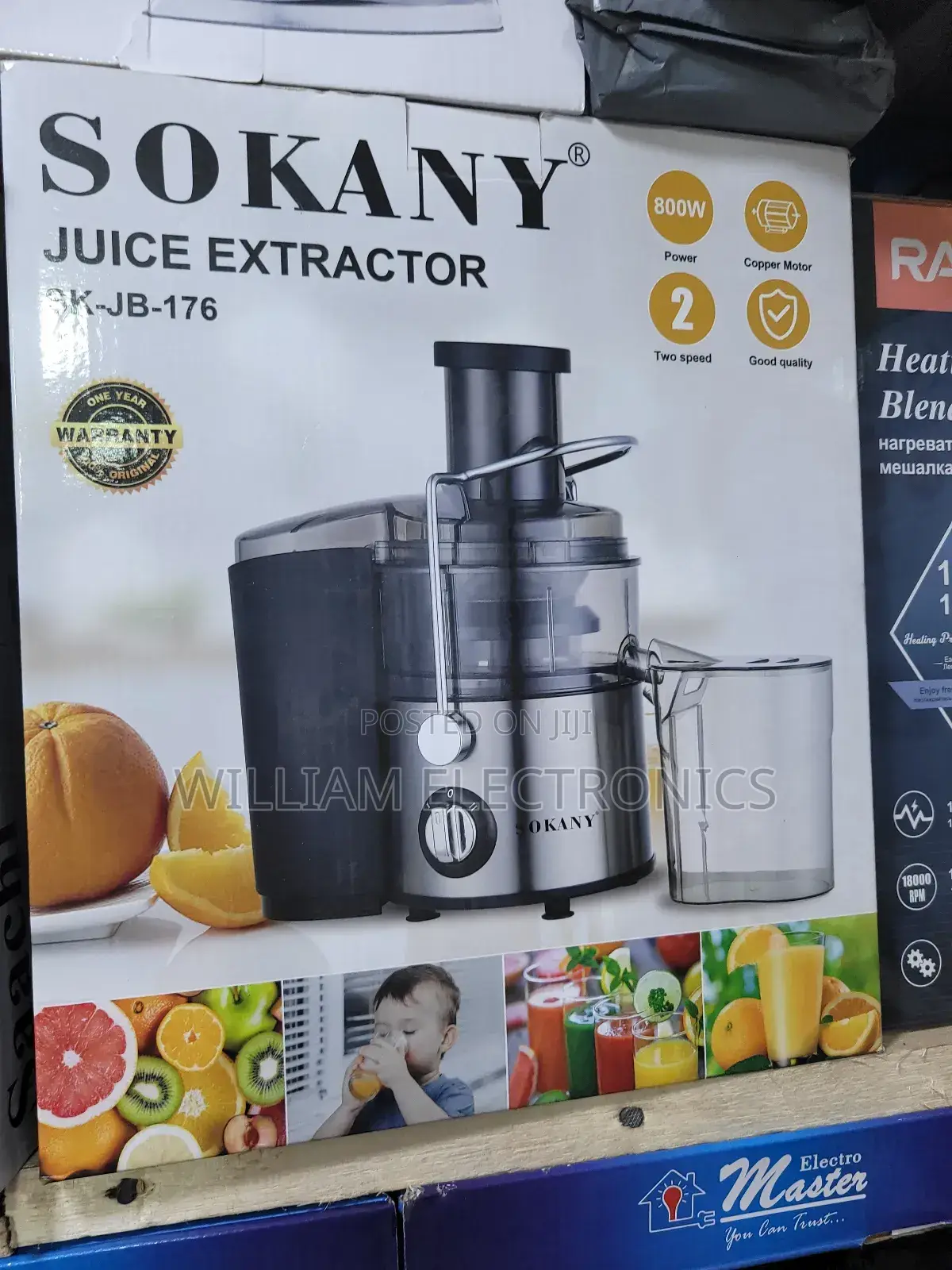 Sokany Juice Extractor/Two Speed Juice Extractor