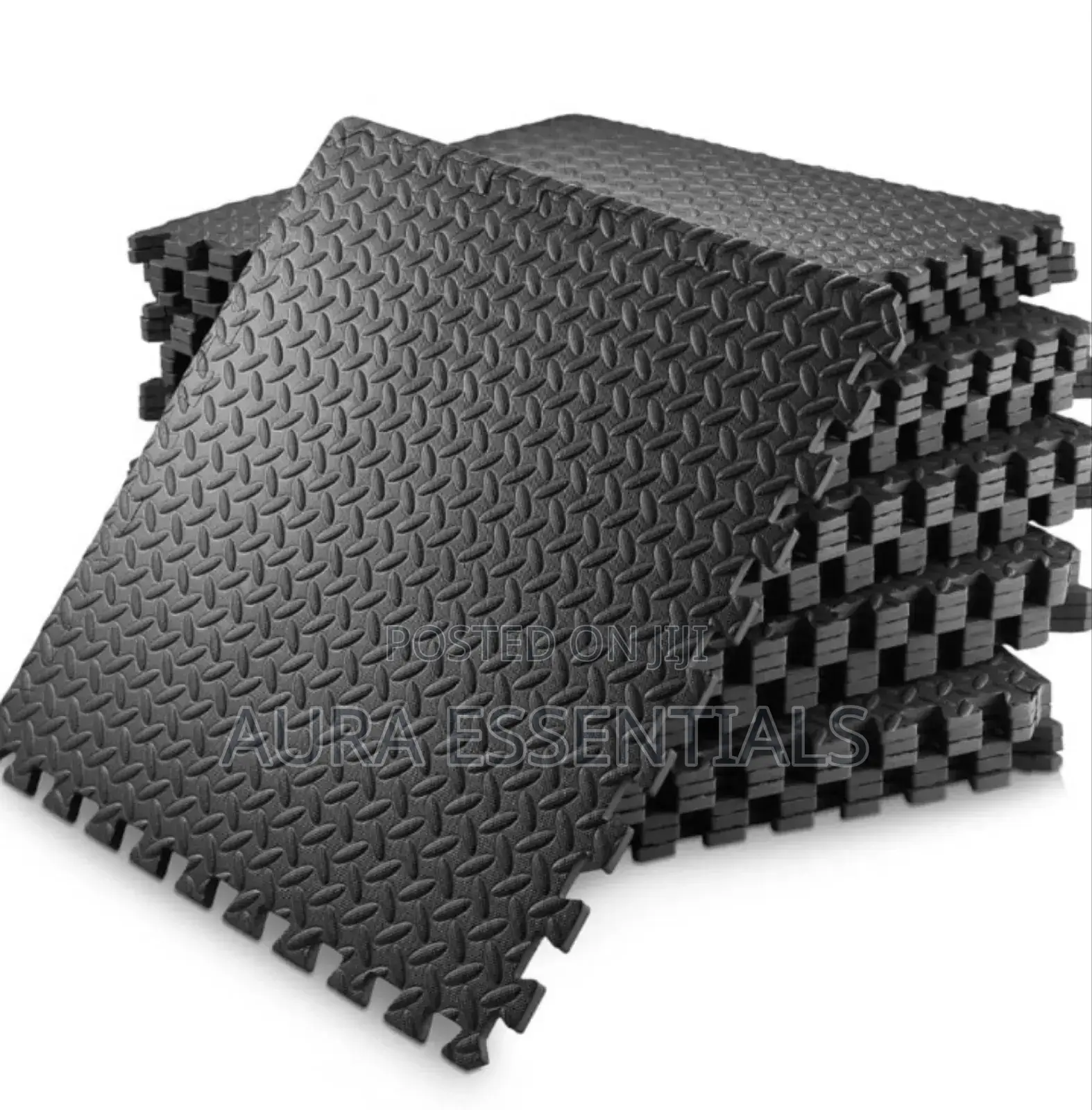 Interlocking Gym Flooring Mat 2 Ft. X 2 Ft. (4 Pieces)