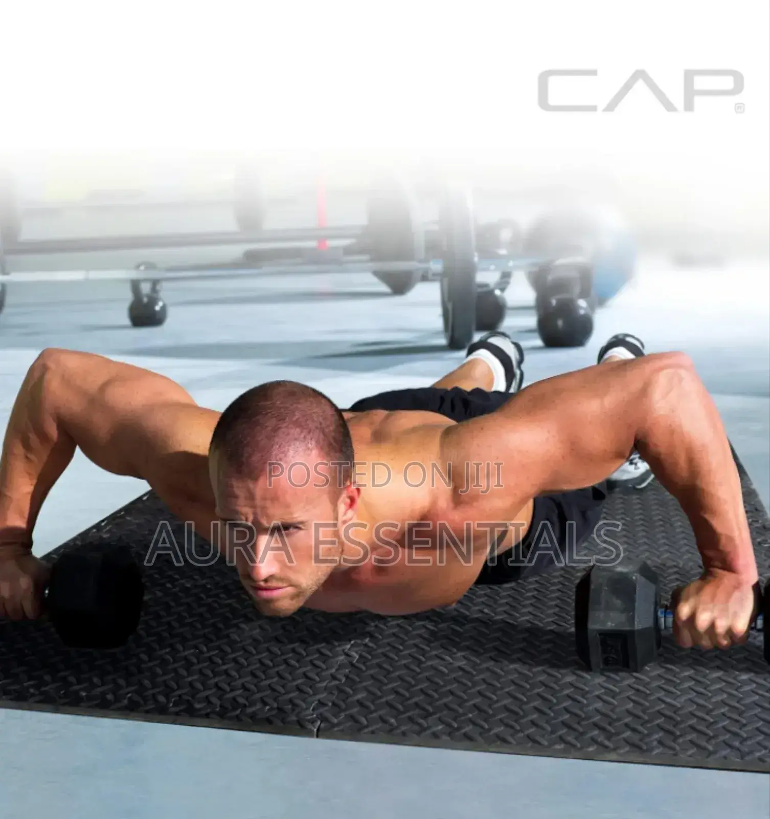 Interlocking Gym Flooring Mat 2 Ft. X 2 Ft. (4 Pieces)