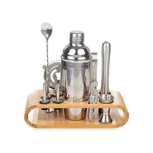 12-Piece Martini Cocktail Shaker 750ML in Stainless Steel