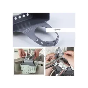 Kitchen Sink Hanging Soap Dish,Sponge Drainer Storage Basket