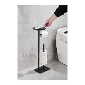 Toilet Paper Holder Stand Tissue Rack Storage