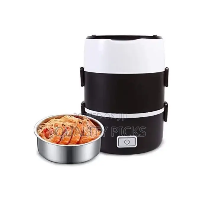 3 Layer 2 Litres Portable Electric Food Lunch Box Storage