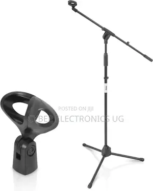 Photo - Tripod Microphone Stand Universal Mic Mount and Height