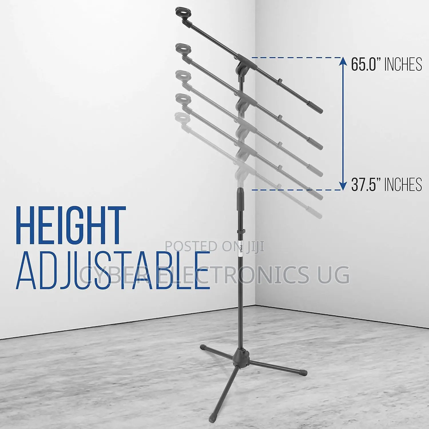 Tripod Microphone Stand Universal Mic Mount and Height