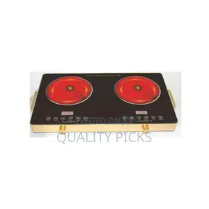 2 Burner Infrared Glass Ceramic Induction Cooker Hot Plate-