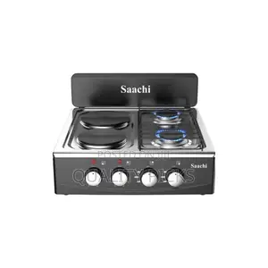 Saachi 2 Gas +2 Electric Hot Plate Table Top Cooker