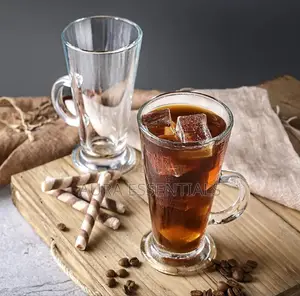 Irish Glass Coffee Mugs Latte Cups (12pcs)