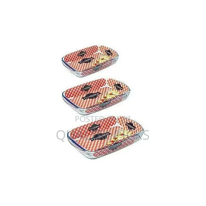 Pyrex Rectangle Glass Oven Serving Baking Dish - Colourless