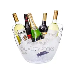 Co-Rect Acrylic 6 Bottle Champagne,Wine Ice Bucket