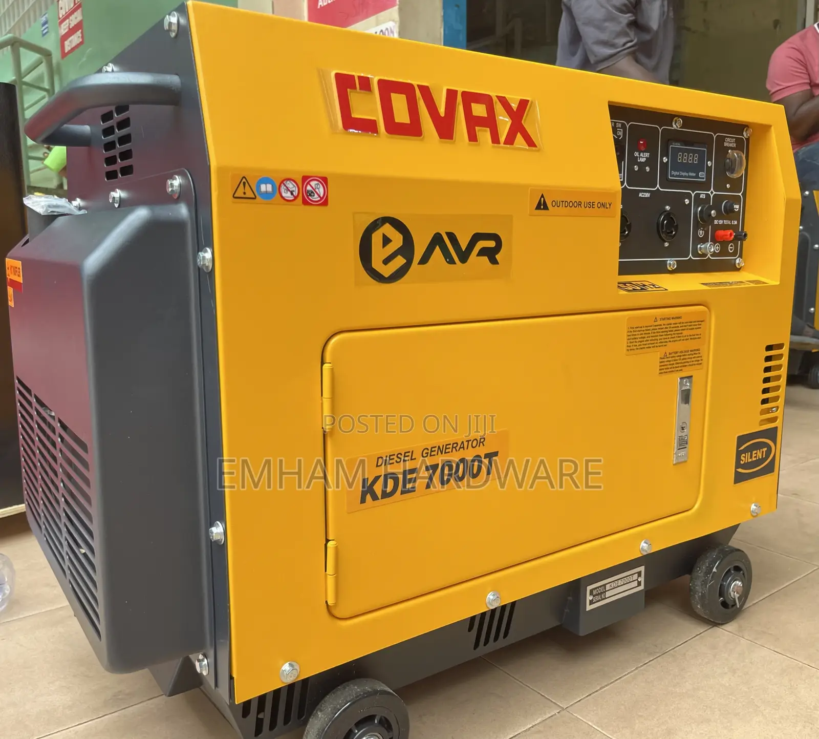 Covax 5kw Diesel Generator For Powering Businesses And Homes