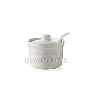 Ceramic Sugar Bowl - White