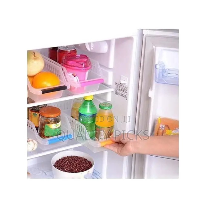 4 Pack Refrigerator Storage Organiser Box, Drawers, Pantry