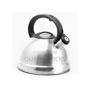 Hoffer 5 Litres Whistling Tea Boiling Kettle - Silver