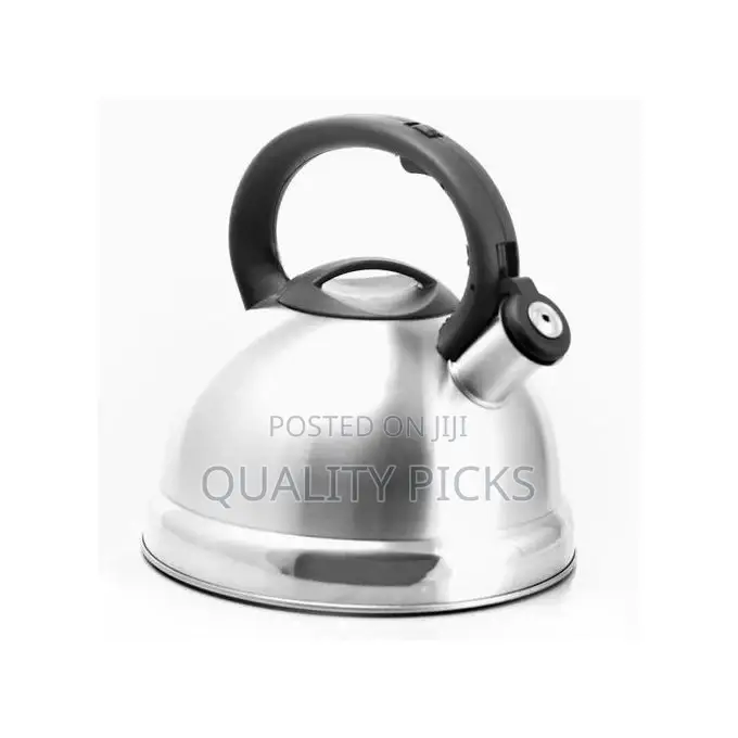 Hoffer 5 Litres Whistling Tea Boiling Kettle - Silver