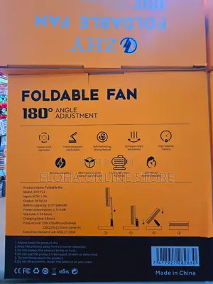 Foldable 180 ZHY Table/Desktop Stand Fan