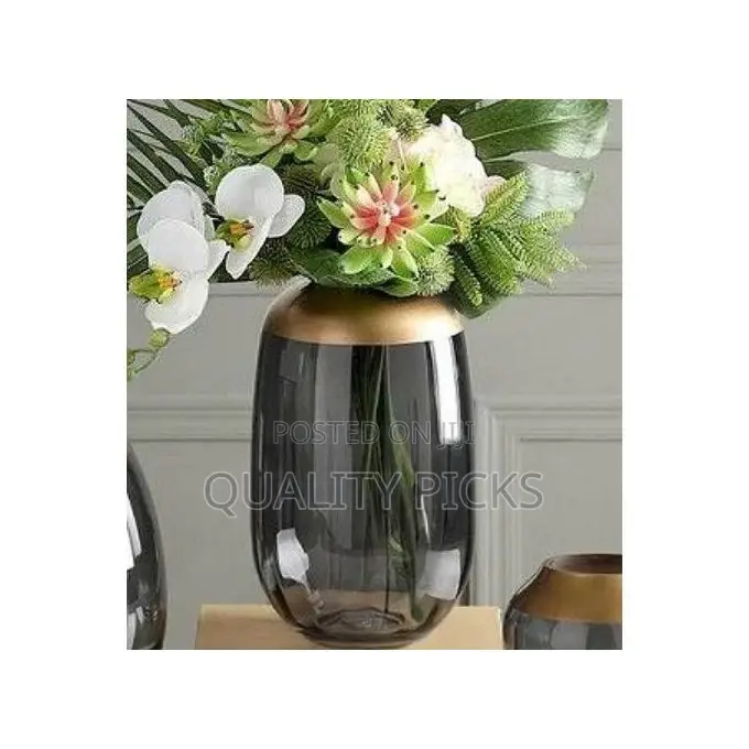Glass Bowl, Flower Vase for Table, Living Room Kitchen Decor