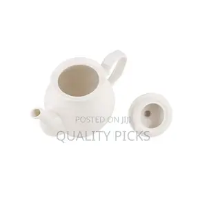 Ceramic Teapot, 1litre - White
