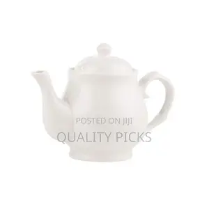 Ceramic Teapot, 1litre - White