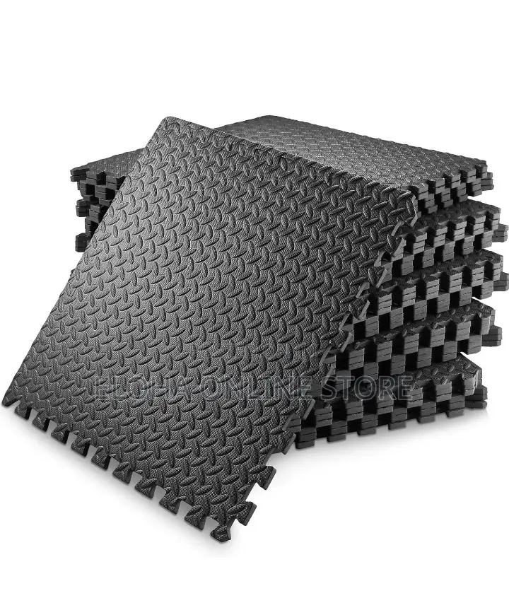 Interlocking Gym Flooring Mat 2 Ft. X 2 Ft. (4 Pieces)