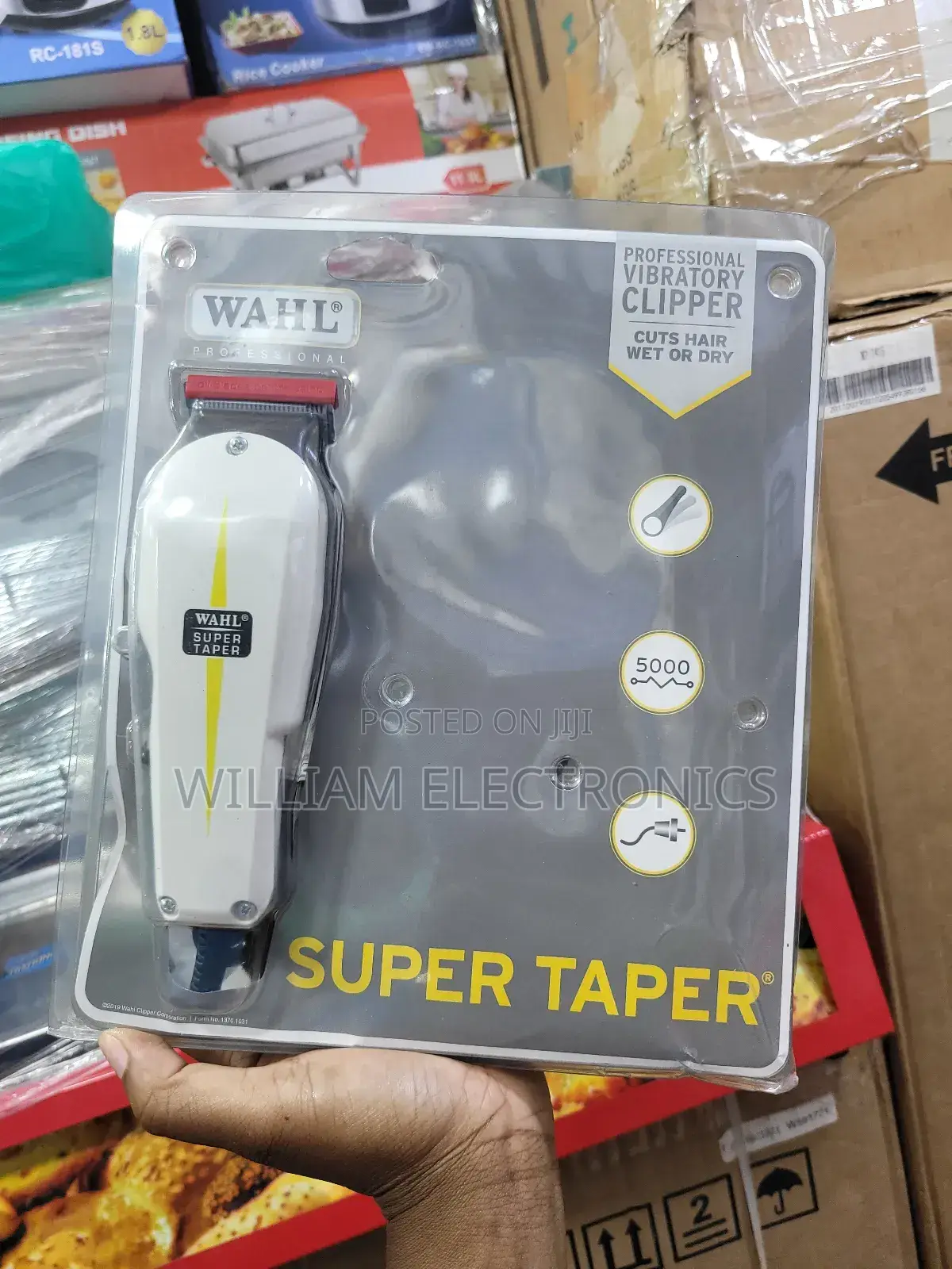 Super Taper Hair Clipper With One Blade Guard/Wahl Clipper