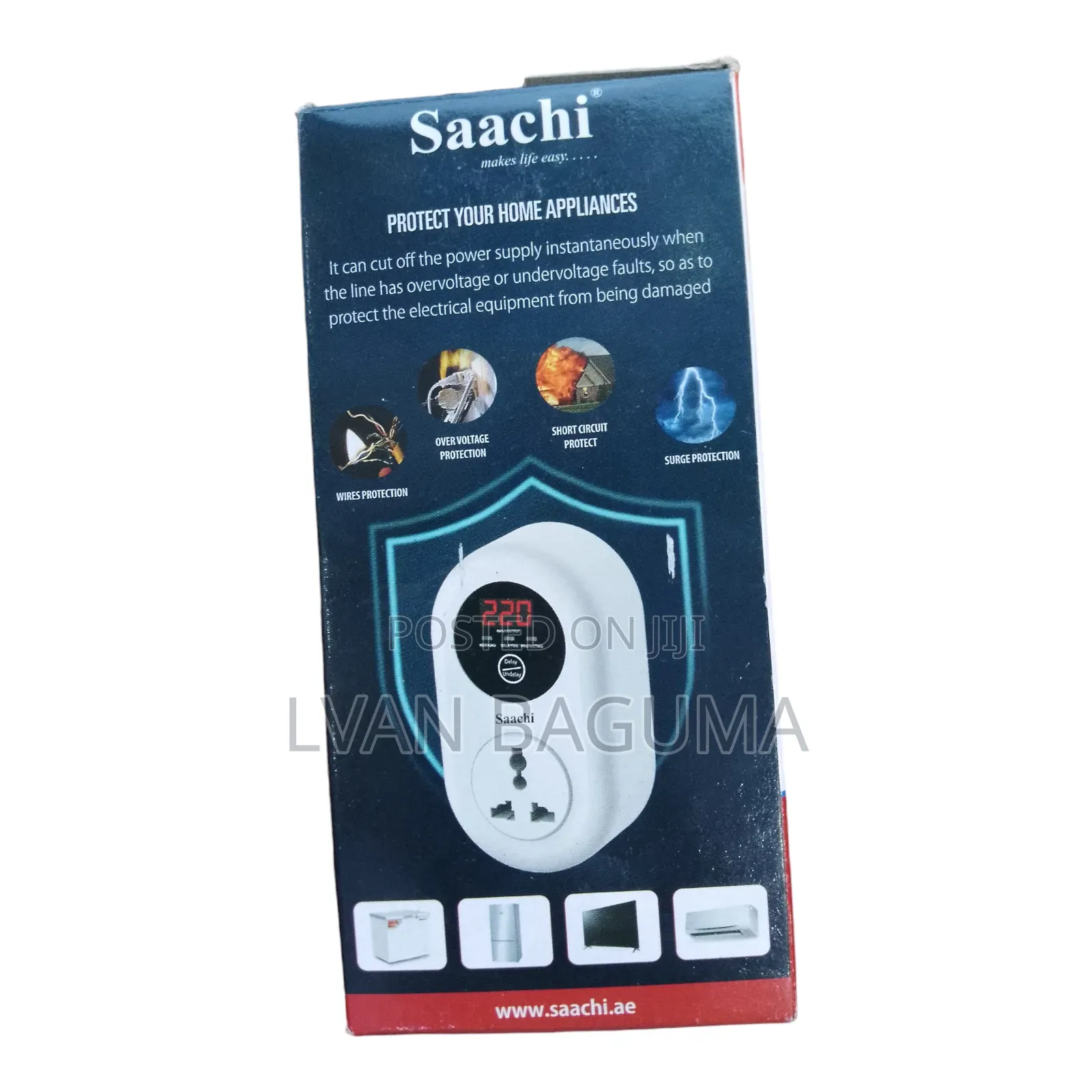 Saachi Automatic Voltage Protector - Guard Home Appliances