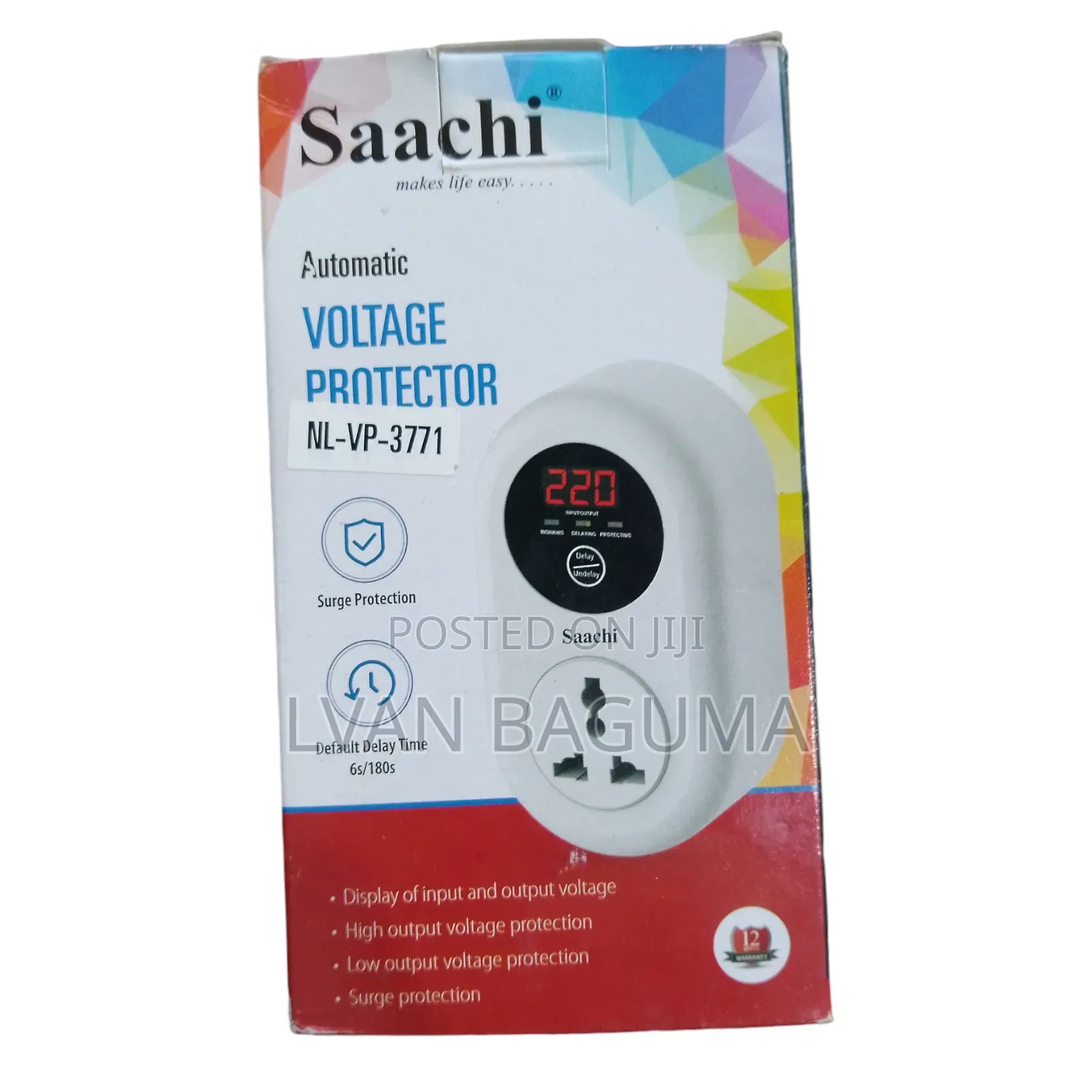 Saachi Automatic Voltage Protector - Guard Home Appliances
