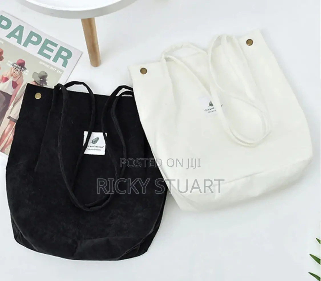 Shoulder Corduroy Tote Bag Women Handbag