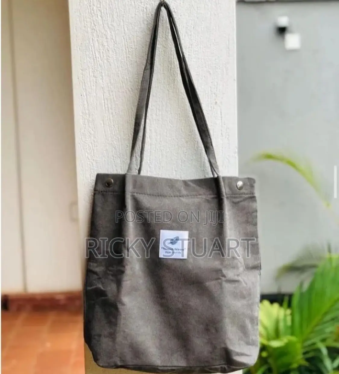 Shoulder Corduroy Tote Bag Women Handbag