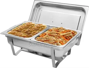 Stainless Steel Double Chaffing Dish 11 Litres