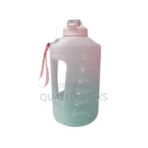 2.3L Time Marked Fitness Jug Outdoor Frosted Water Bottle