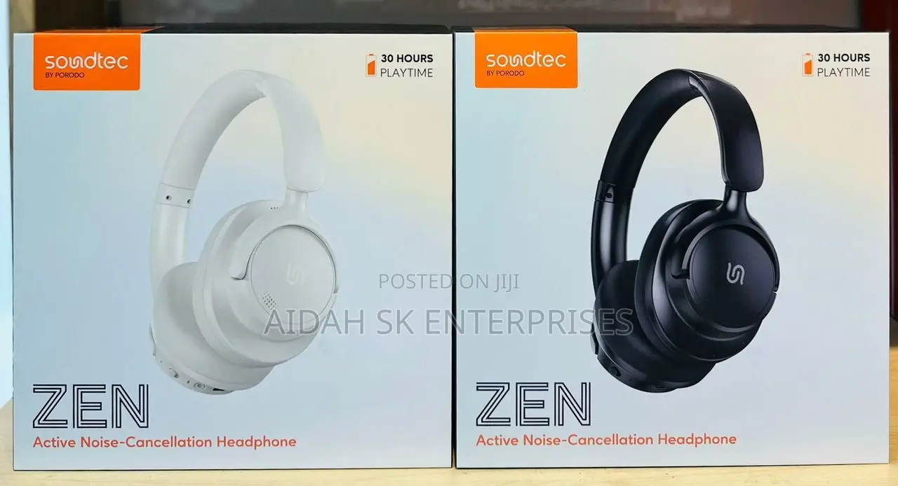 Porodo Soundtec Zen Active Noise-Cancellation Headphone