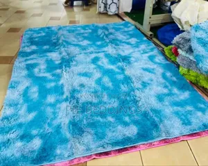 New Blue Fluffy Carpets
