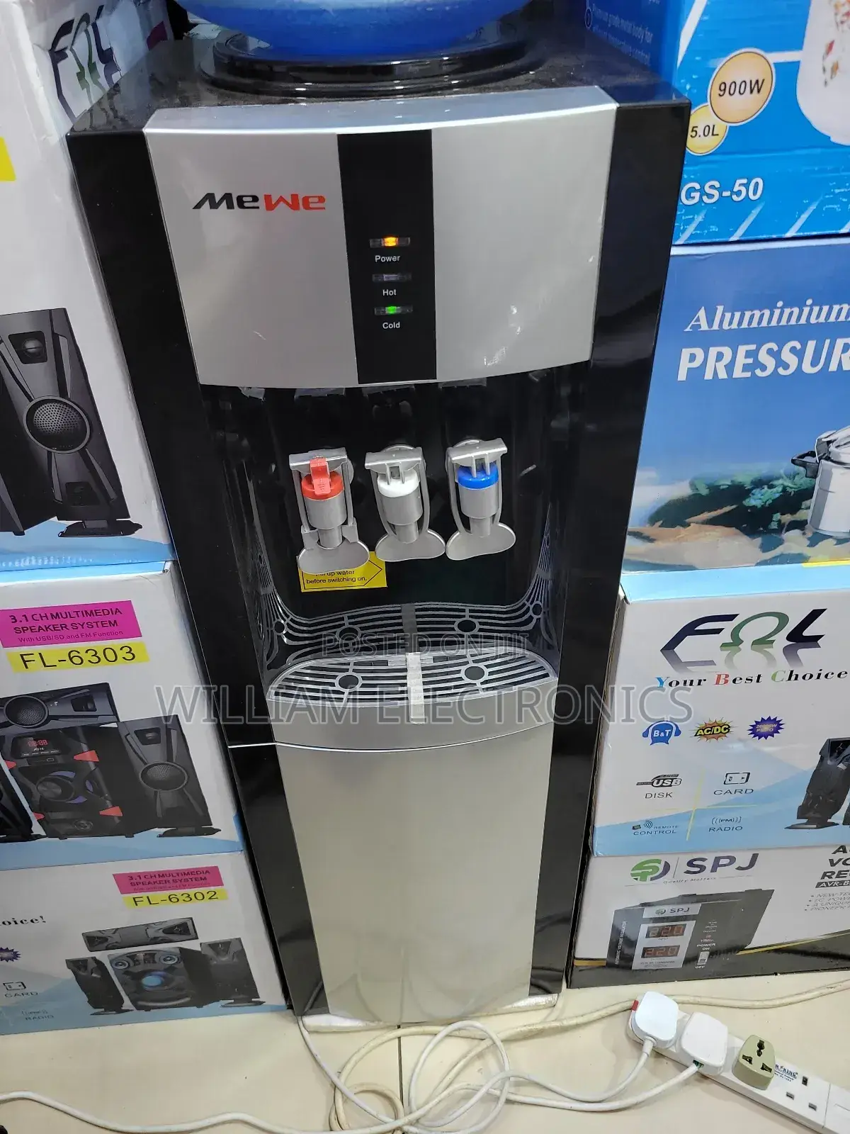Electric 3 Taps Water Dispenser Hot, Cold and Normal