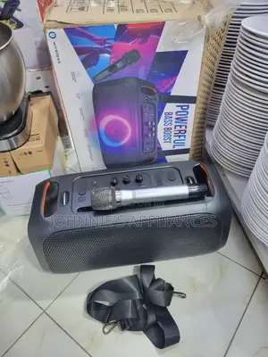 Multifunctional Powerful Bass Bom Party With Microphone