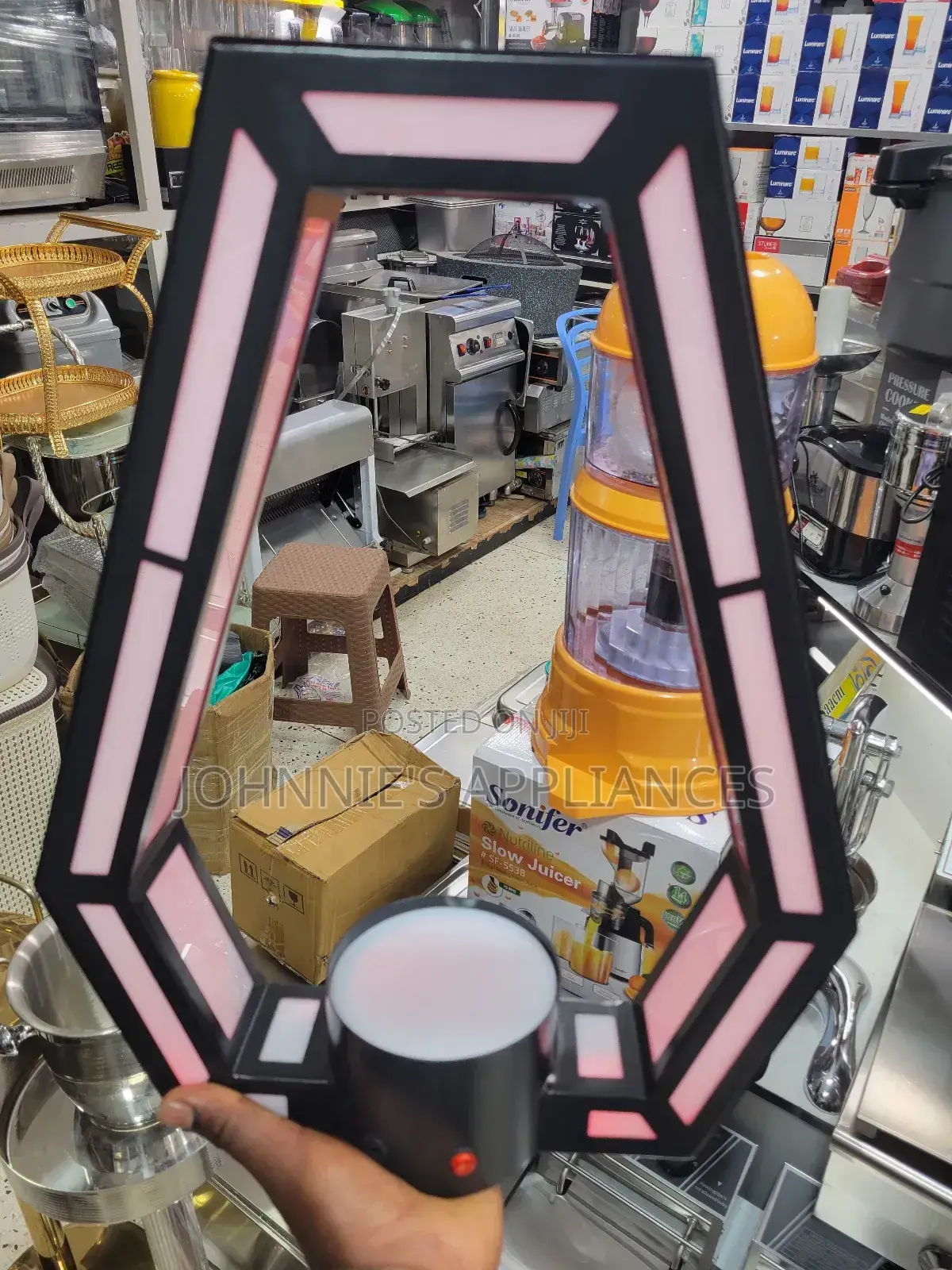 Bar Bottle Carrier or Holder Rechargeable