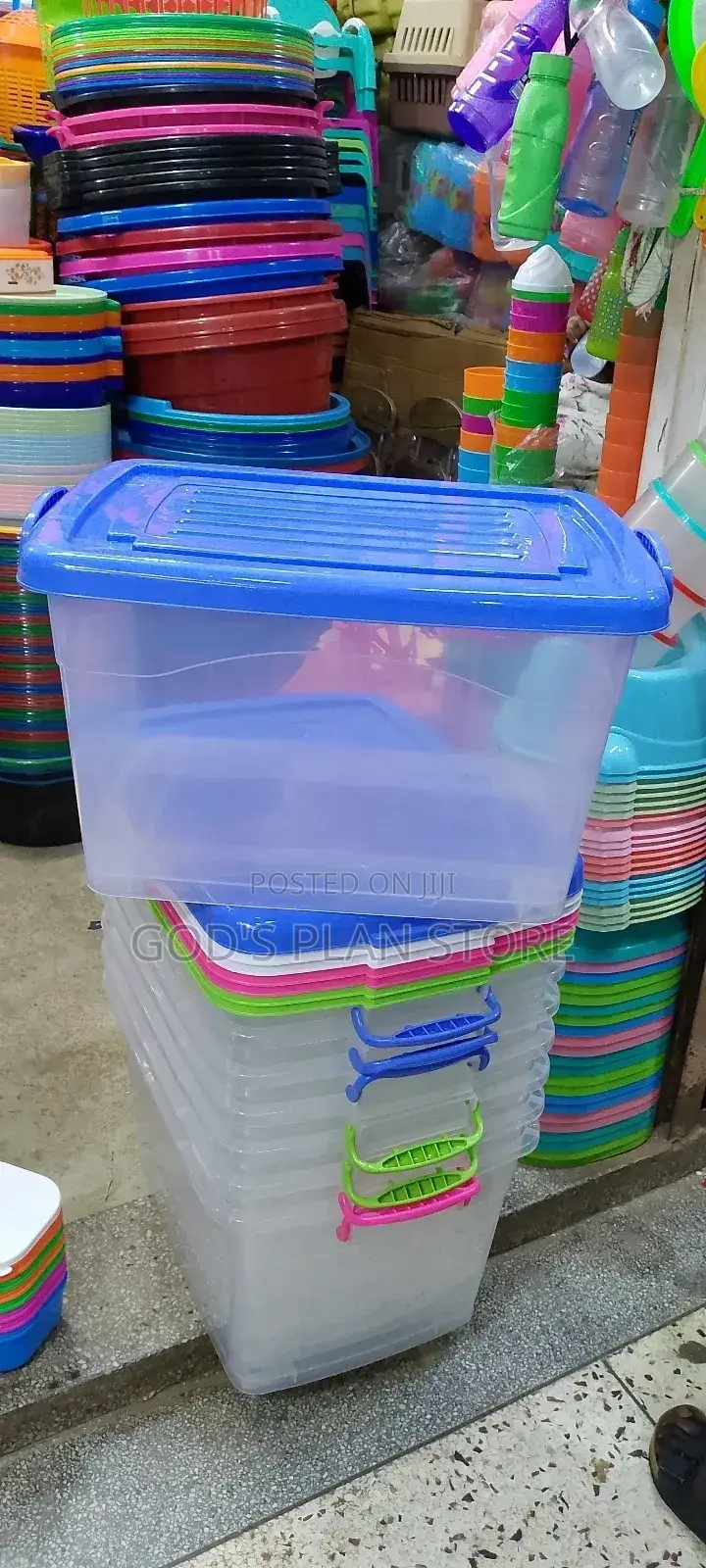 Plastic Storage Boxes Transparent