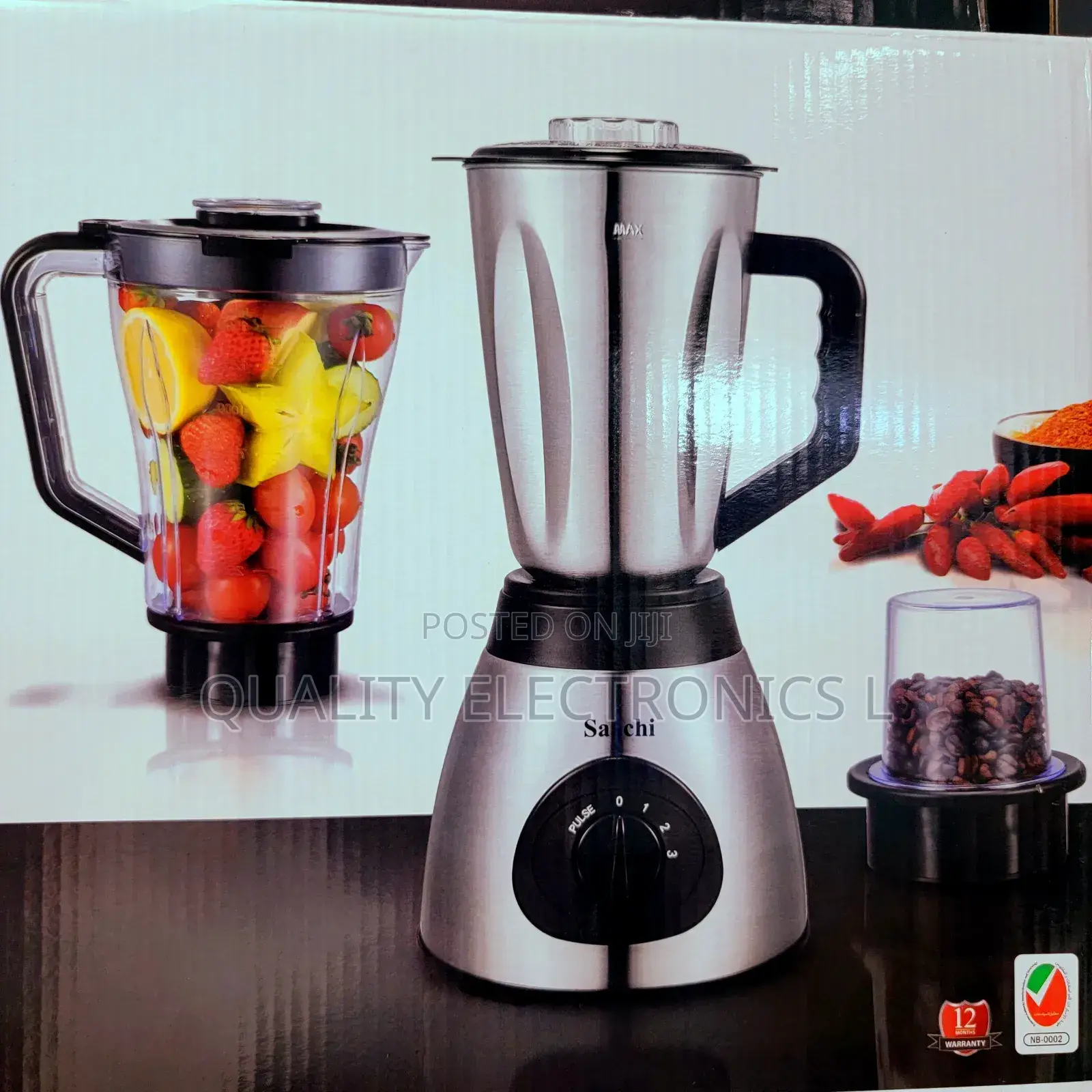 Saachi 3 in 1 Blender NL-BL-4410