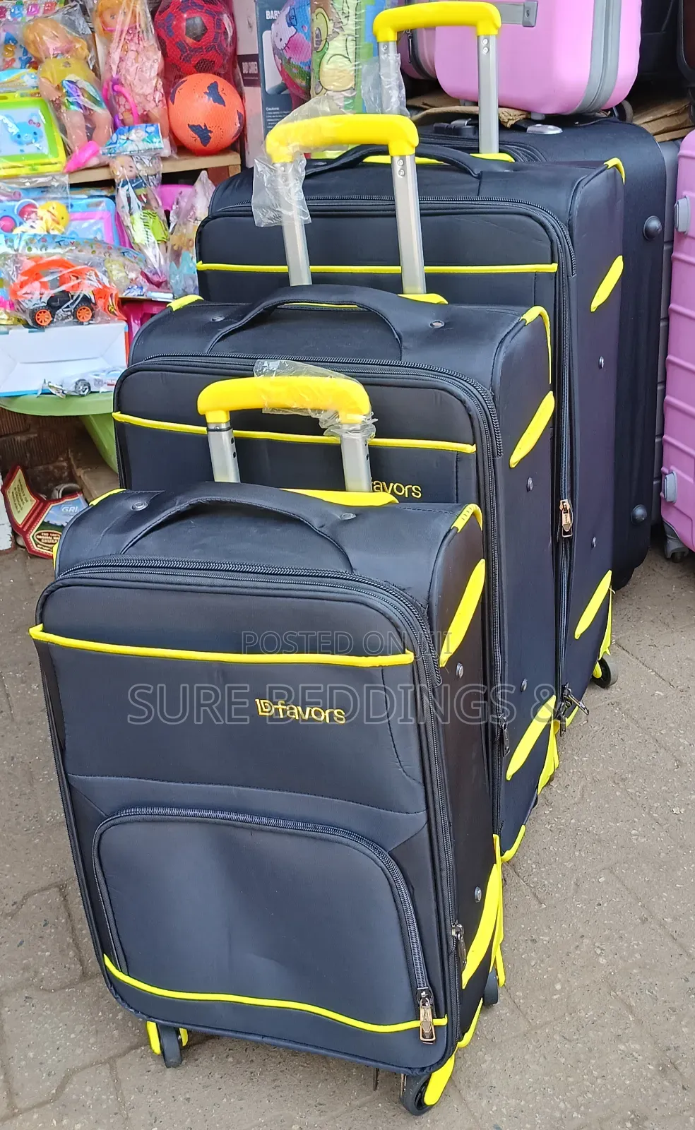 3 PCS Dfavors Suitcase