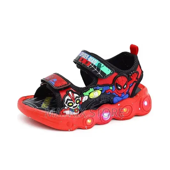 LED Sandals for Boys, Lightweight and Breathable Beach Shoes